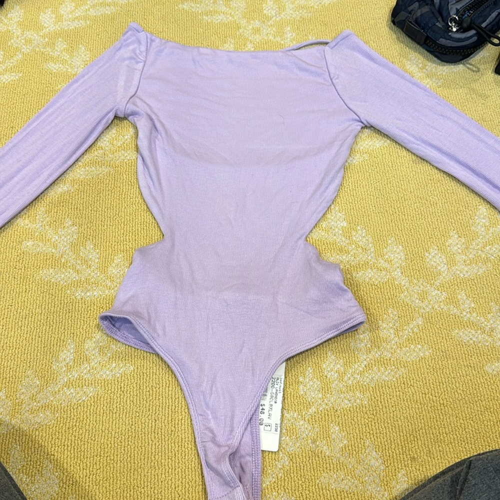 Open back olivaceous bodysuit